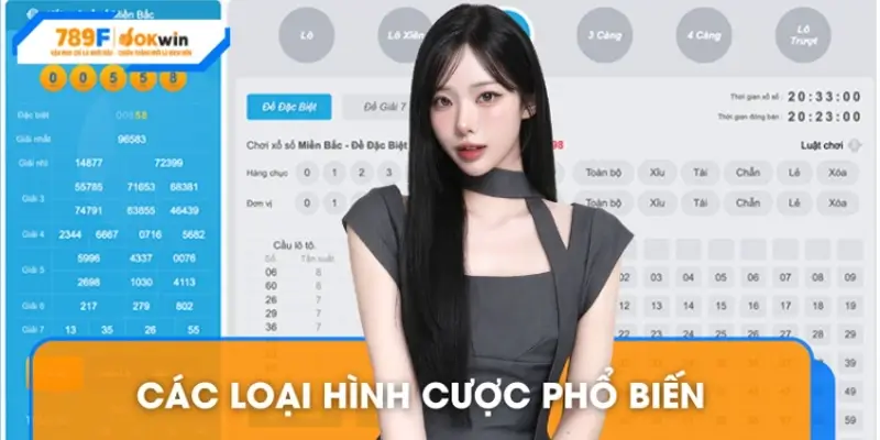 Các loại hình cược phổ biến trong cơ chế xổ số tại 789F